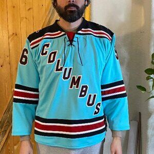 FPHL COLUMBUS RIVER DRAGONS On Ice Hockey Jersey